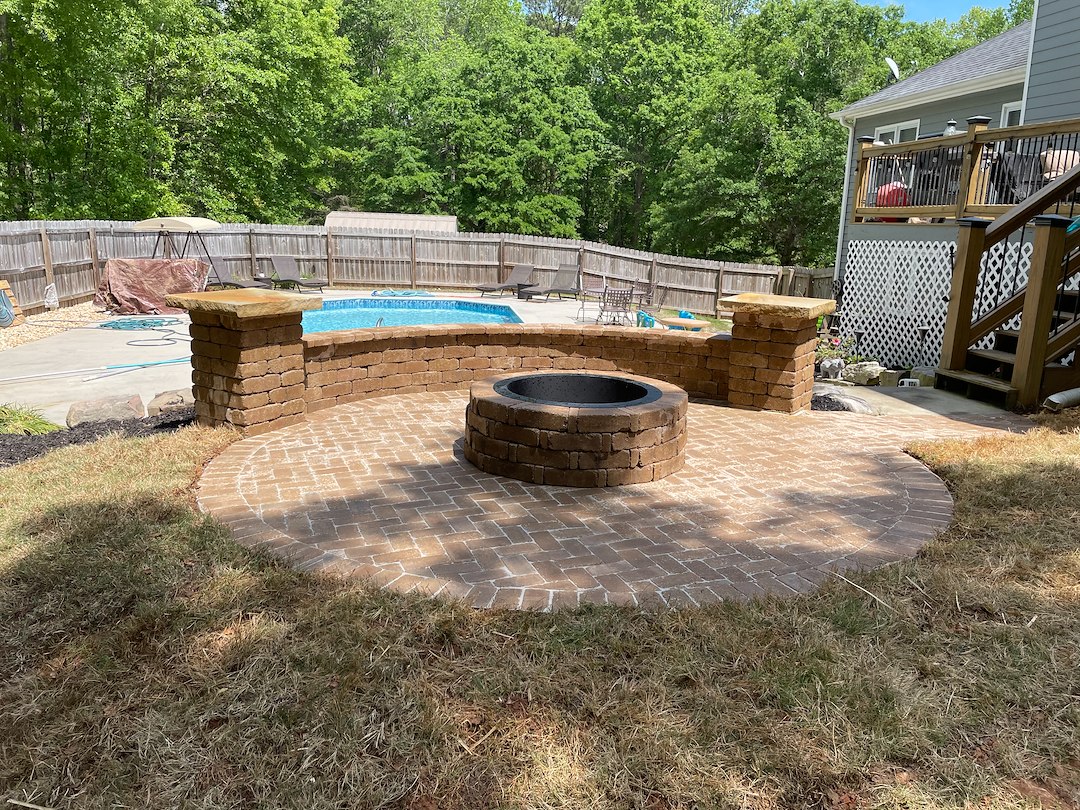 Stunning Fire Pit Patio in Athens, Ga